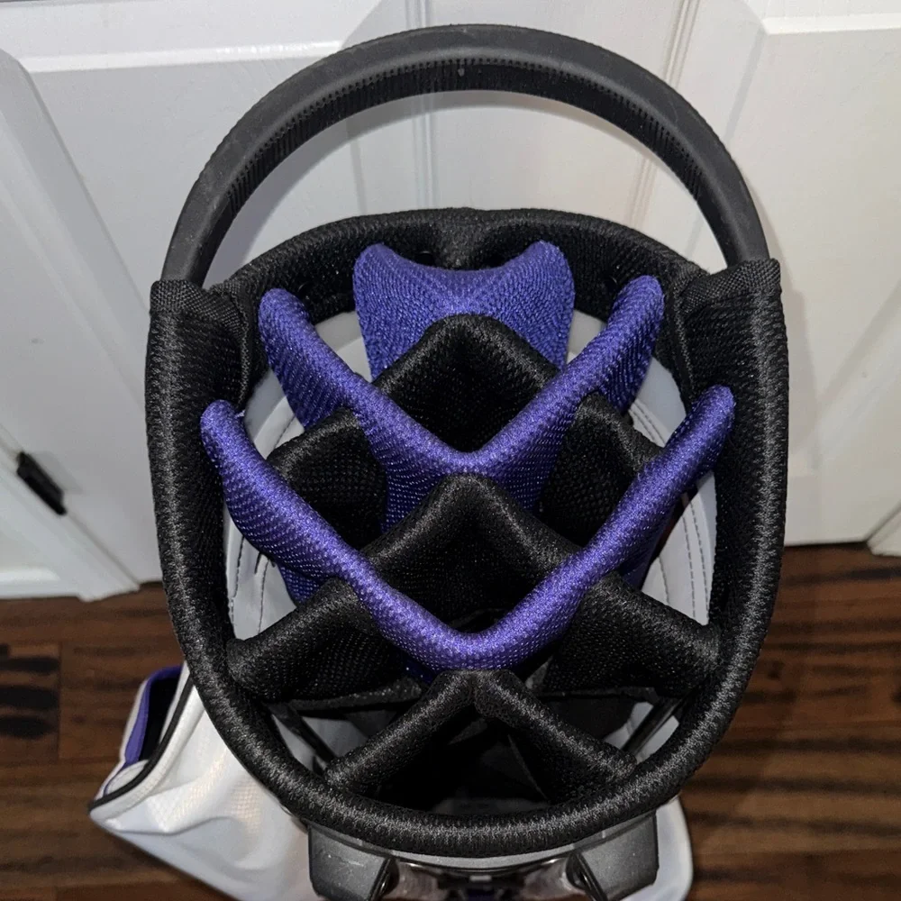 Onex White and Purple Golf Bag - Picture 6 of 6